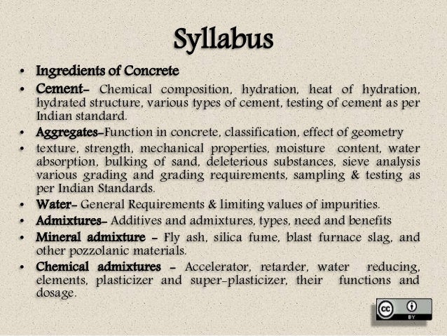 Concrete Technology Notes Pdf